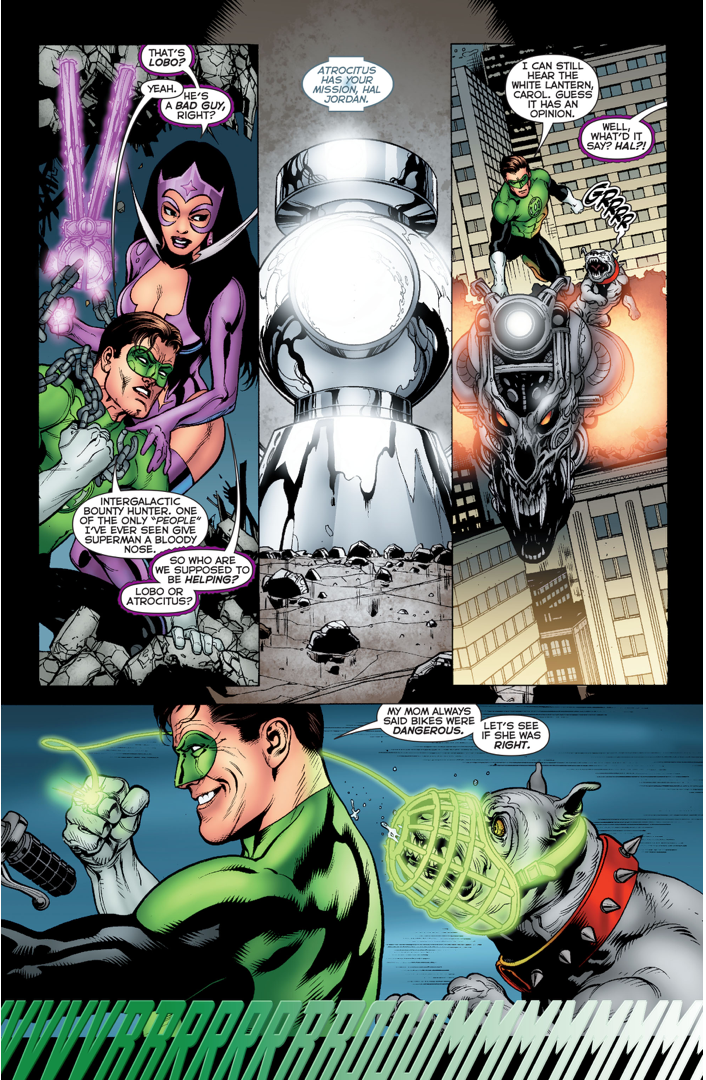 Green Lantern Hal Jordan VS Lobo (Brightest Day) 
