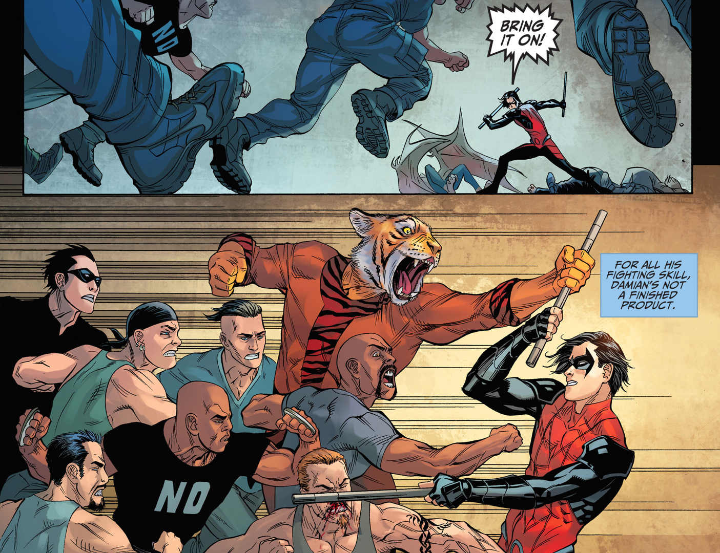 Nightwing's Thoughts On Damian Wayne (Injustice Gods Among Us) 