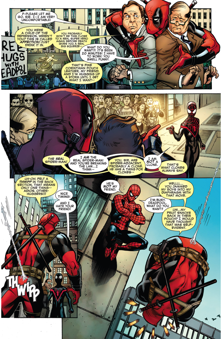 Spider-Man Miles Morales Meets Deadpool 