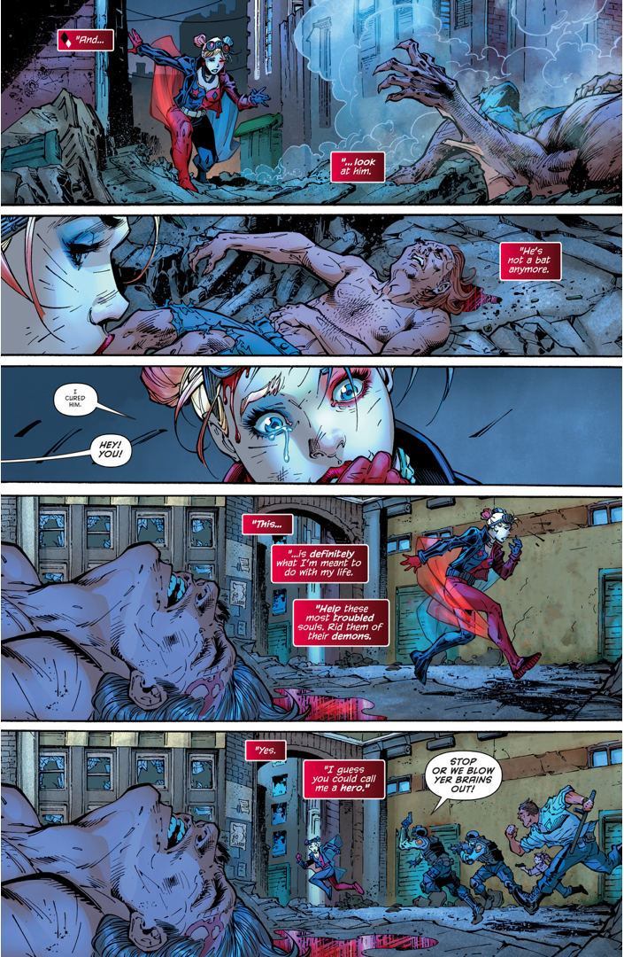 Harley Quinn Tries To Help The Man-Bat 6