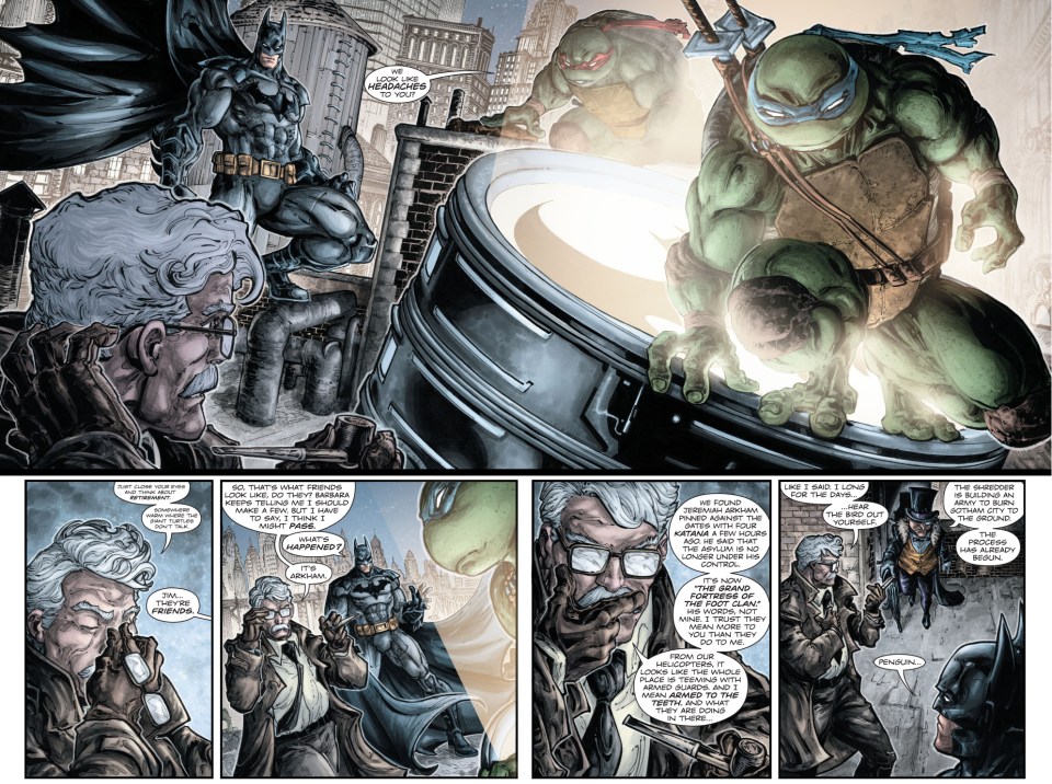 jim gordon meets the teenage mutant ninja turtles 