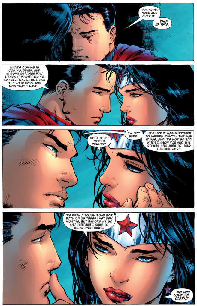 Superman Tells Wonder Woman He's Dying 