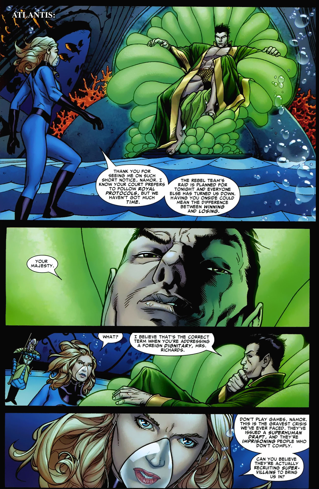 the invisible woman tries to recruit namor (civil war) 