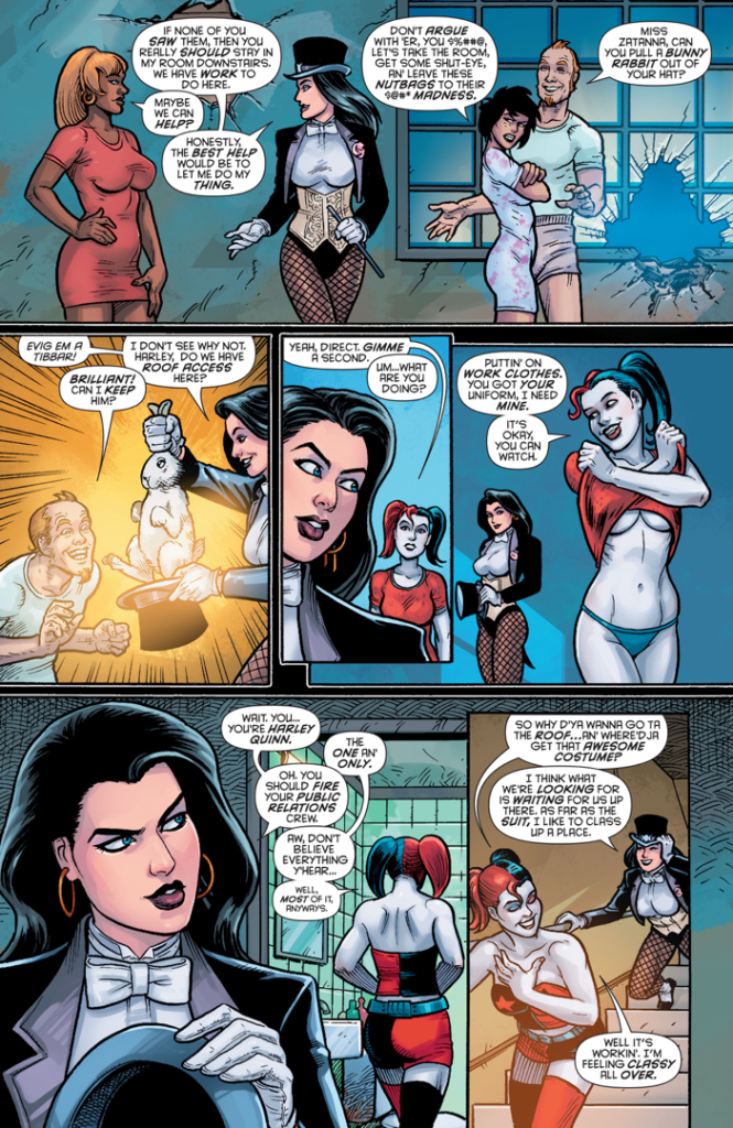 Zatanna Meets Harley Quinn 