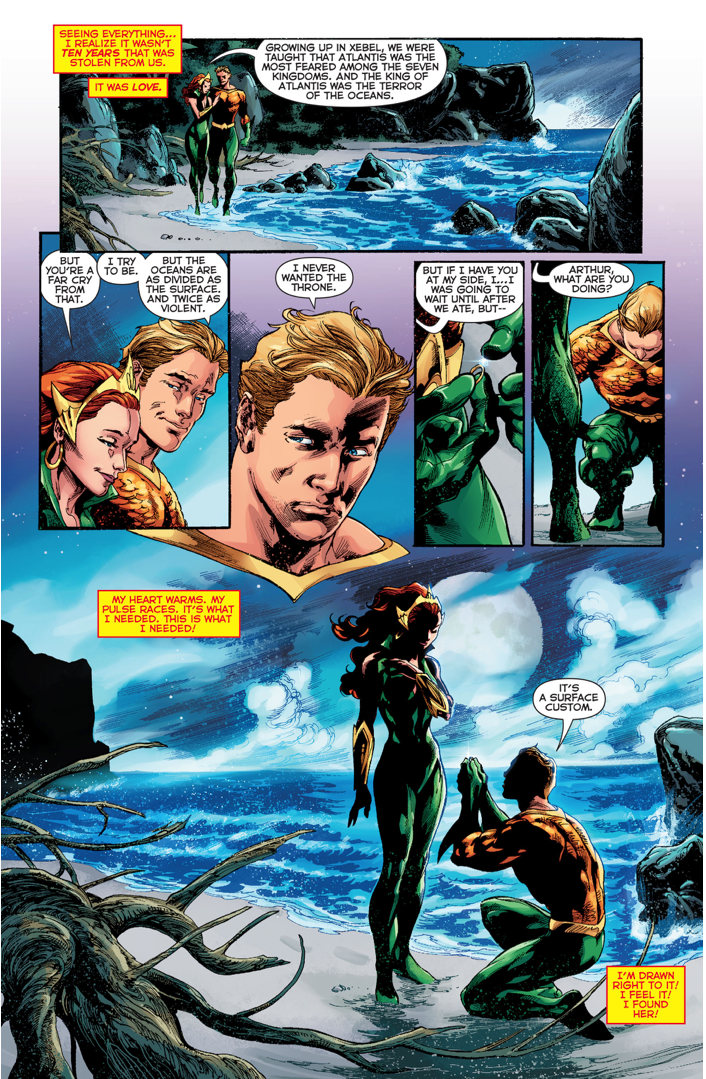 Aquaman Proposes To Mera (Rebirth)