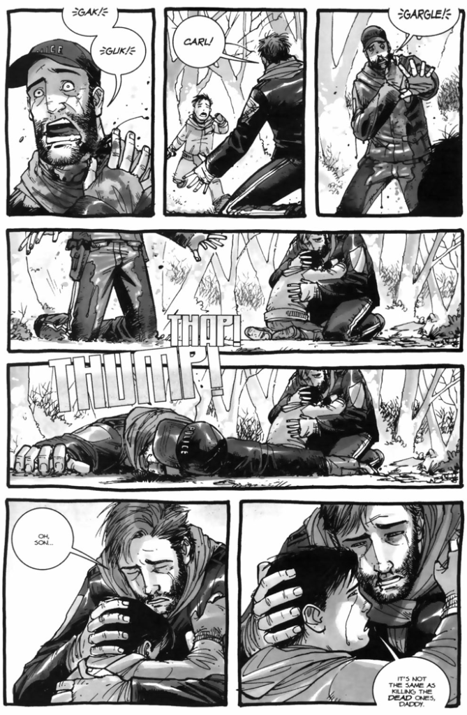 Carl Grimes Kills Shane Walsh (The Walking Dead) Comicnewbies