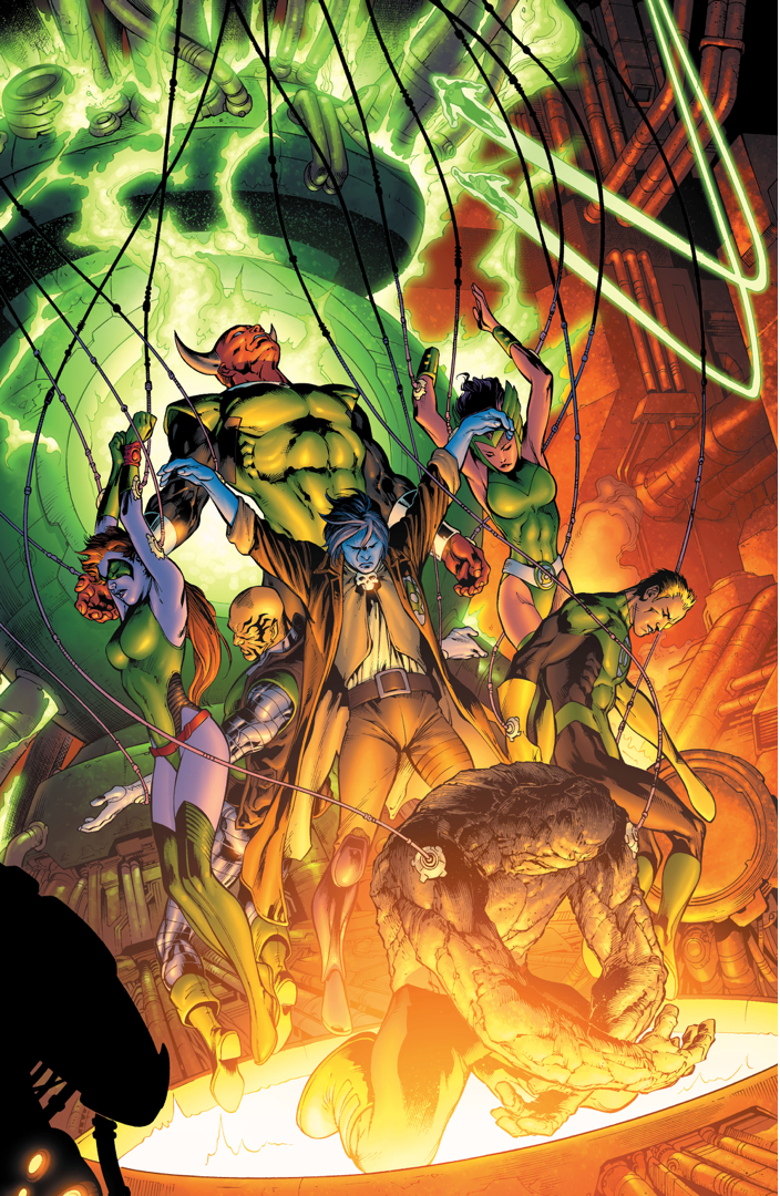 Hal Jordan And Guy Gardner Finds The Lost Lanterns 