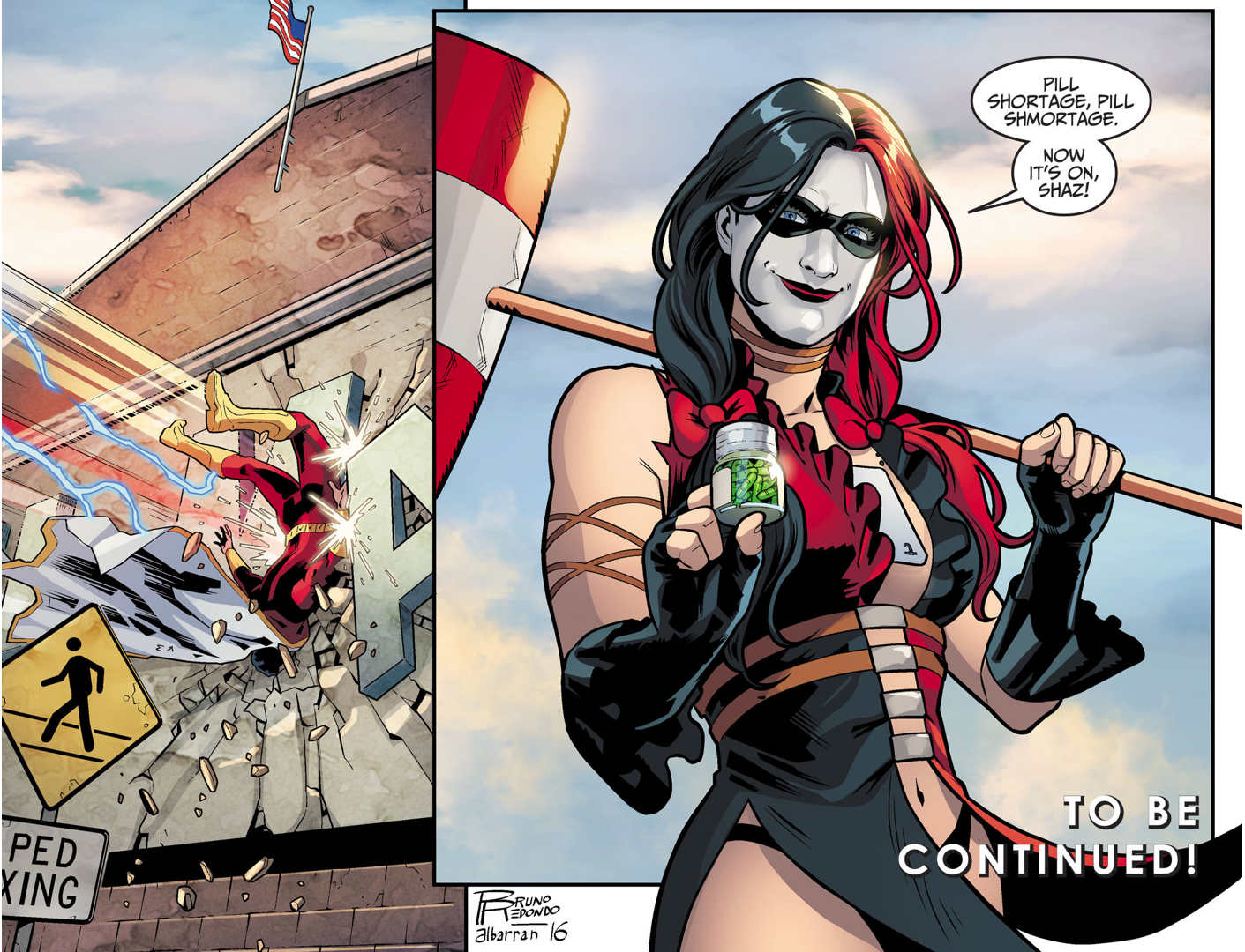 Harley Quinn Challenges Shazam To A Fight (Injustice Gods Among Us) 