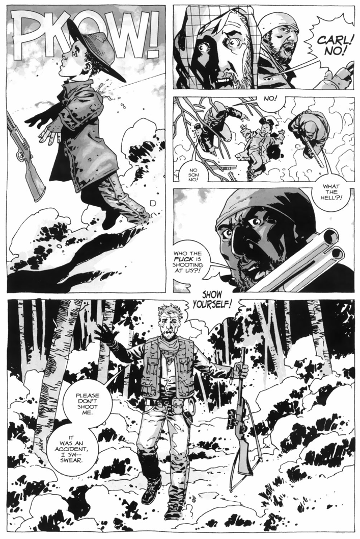 Otis Shoots Carl Grimes By Accident (The Walking Dead) Comicnewbies