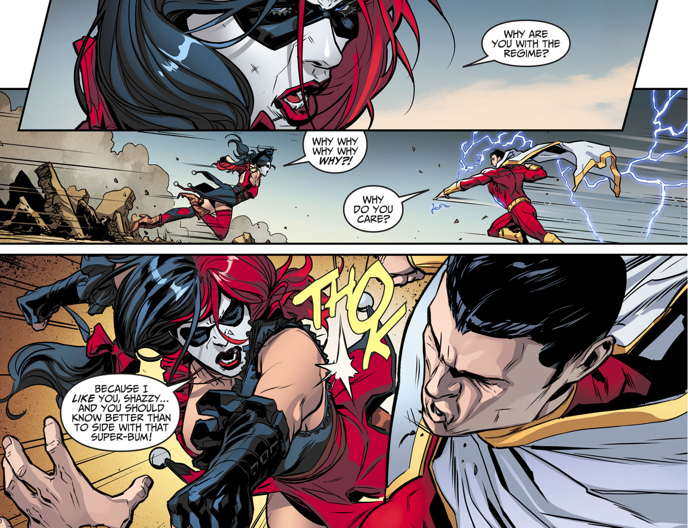 Shazam VS Harley Quinn (Injustice Gods Among Us) 