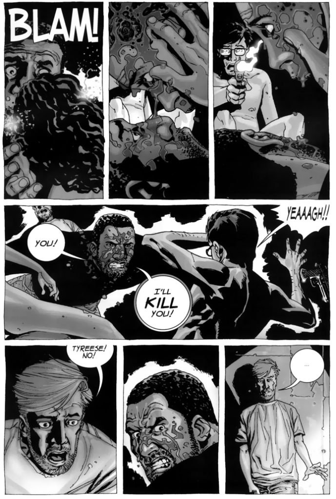 Tyreese Kills His Daughter's Killer (The Walking Dead)