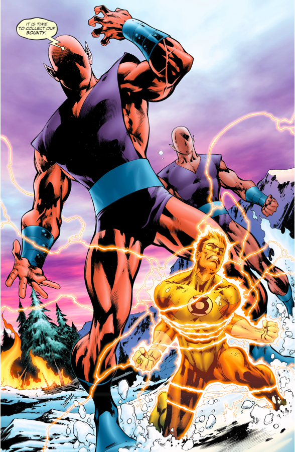 Green Lantern Hal Jordan VS The Global Guardians