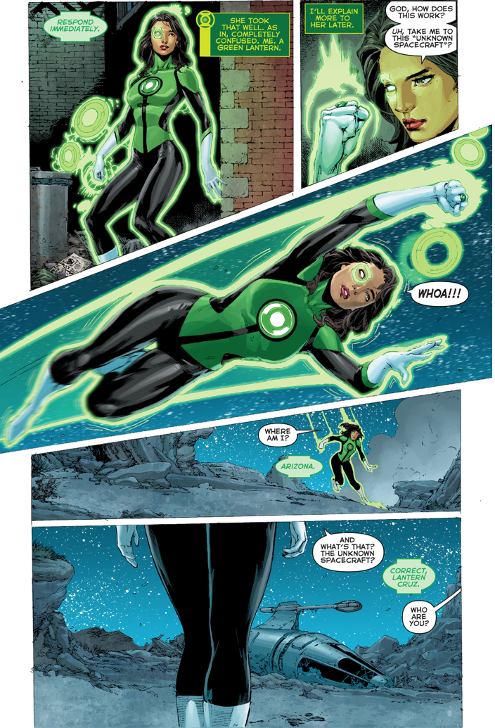 Green Lantern Simon Baz's First Meeting With Jessica Cruz
