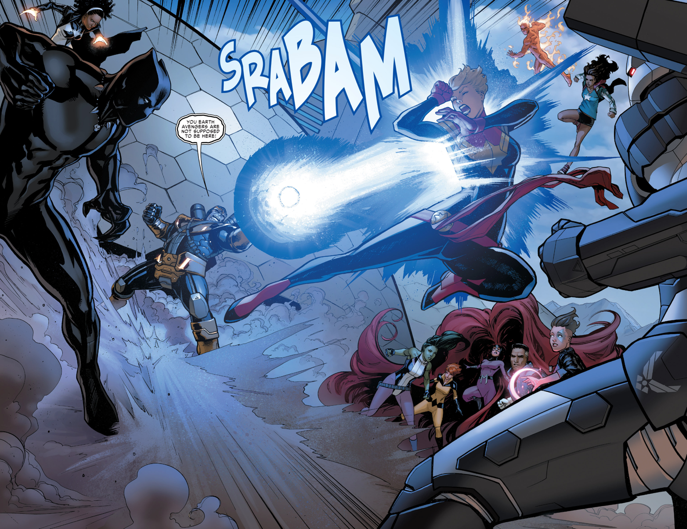 Thanos Kills War Machine (Civil War II)