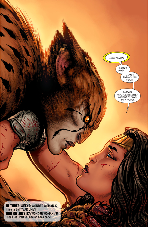 Wonder Woman Asks The Cheetah For Help