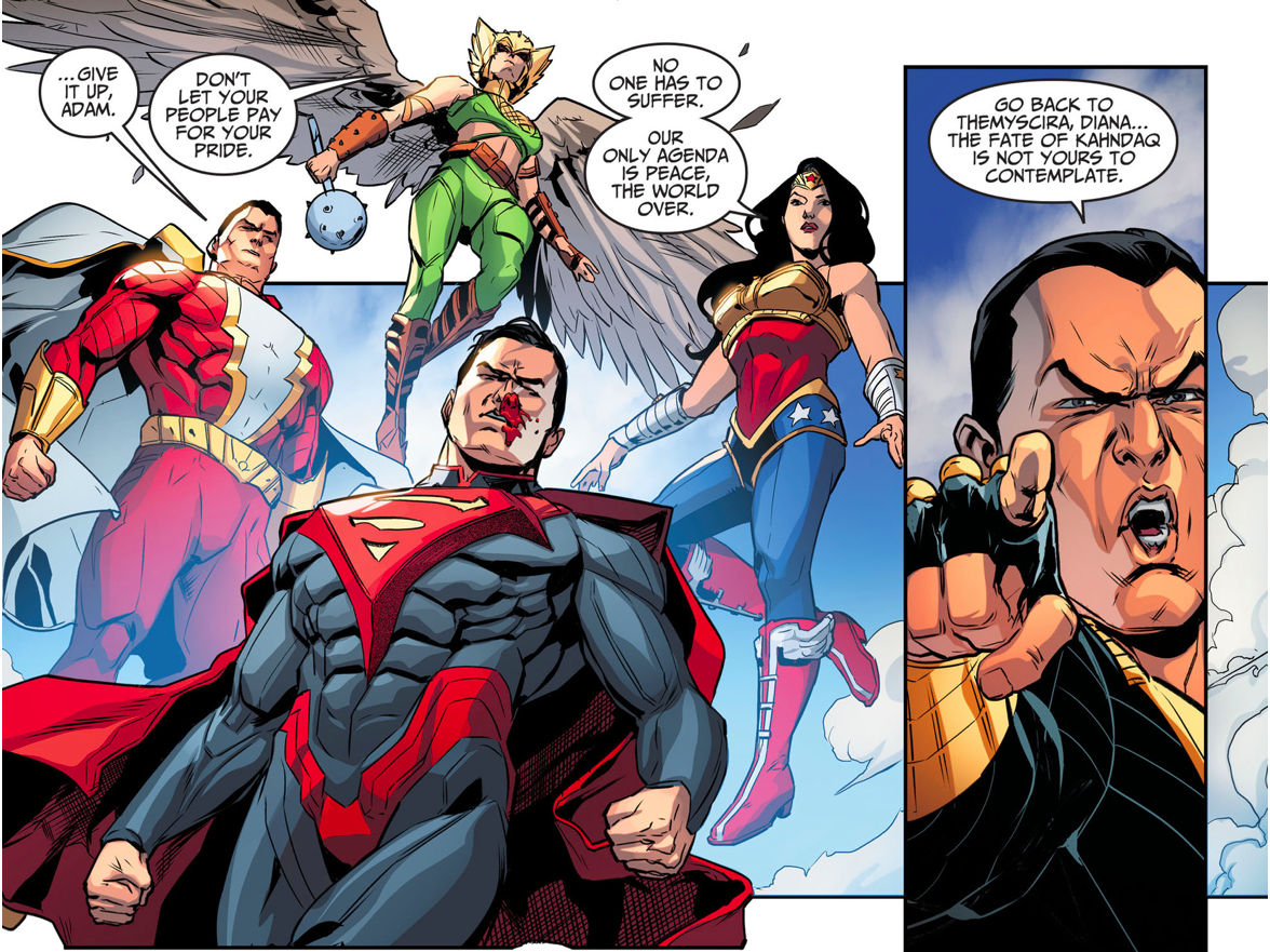 The brief comic book history of Black Adam vs. Superman