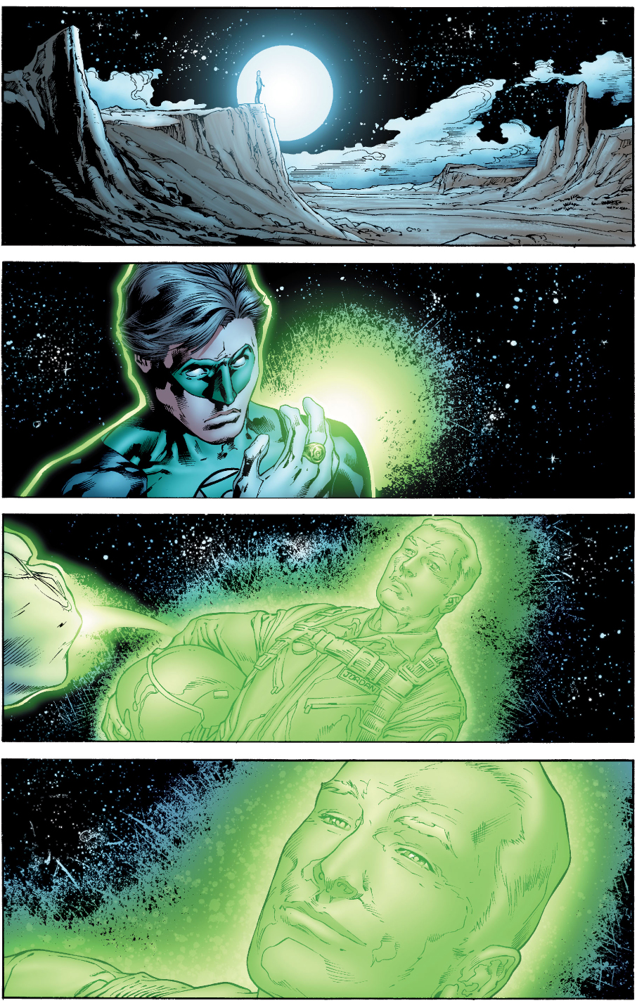 Hal Jordan And Sinestro's First Bonding Moment