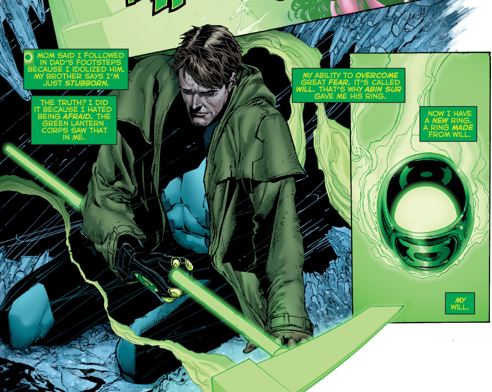 Hal Jordan Rings Hal Jordan Crafts His Own Green Lantern Ring – Comicnewbies