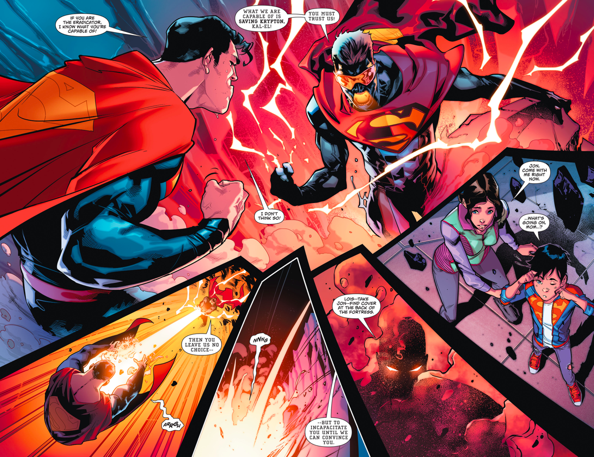 Superman Meets The Eradicator (Rebirth) 