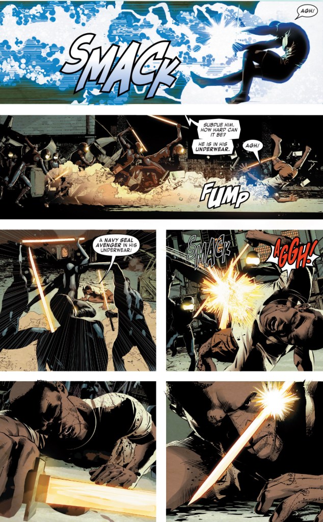 War Machine VS Techno Golem And Cyber Ninjas