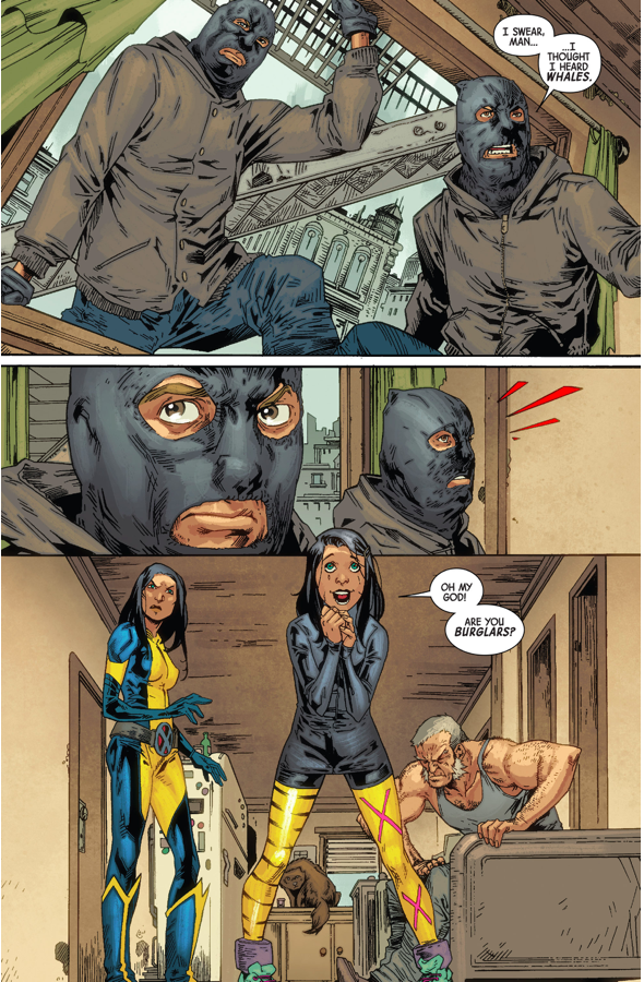 When Burglars Entered Wolverine's Home