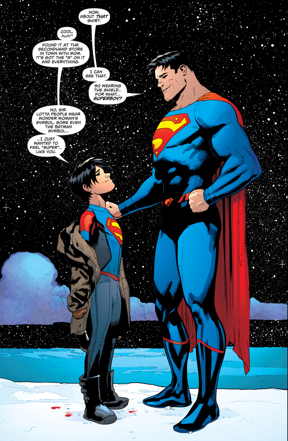 Why Superman's Son Wants To Wear The S Logo