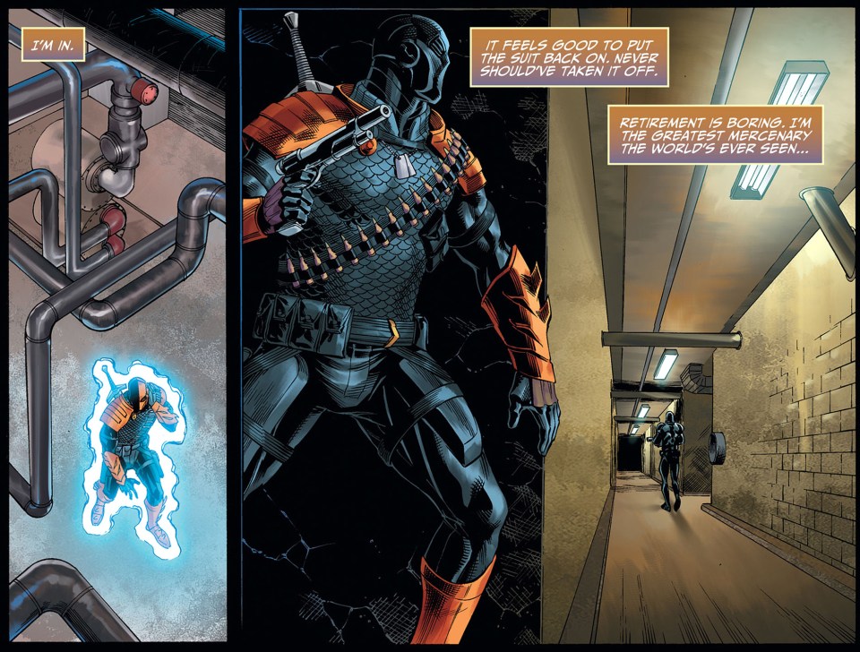 batman recruits deathstroke (injustice gods among us) 