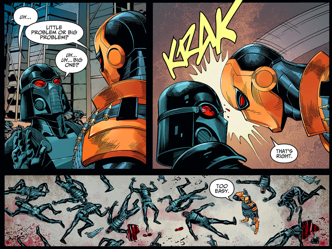 Deathstroke VS Soldiers Of The Regime (Injustice Gods Among Us) 