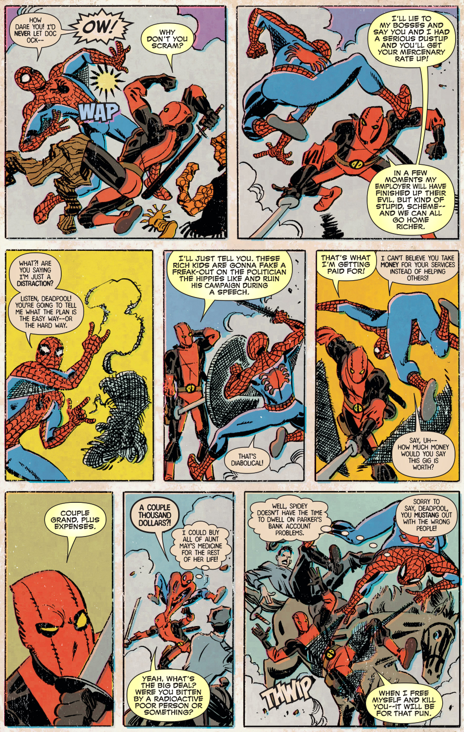 Spider-Man VS Deadpool (Retro) 