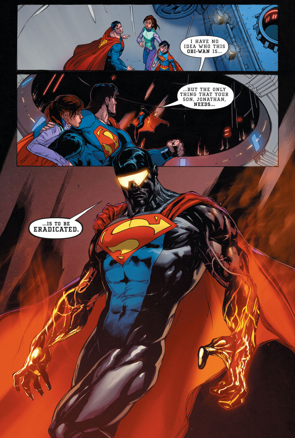 The Eradicator Absorbs Superman 