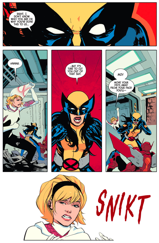All New Wolverine And Spider-Gwen VS Red Hornet 