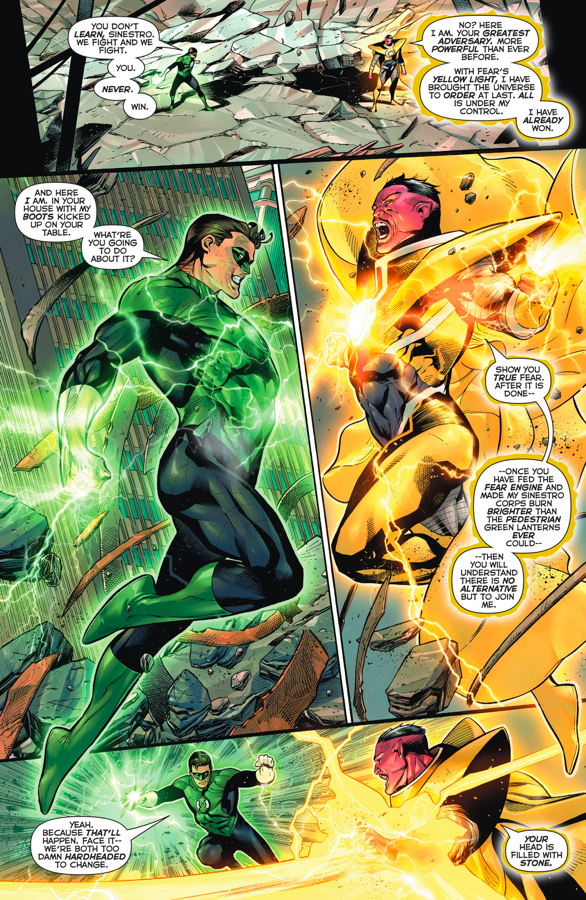 Green Lantern Hal Jordan VS Sinestro (Rebirth)