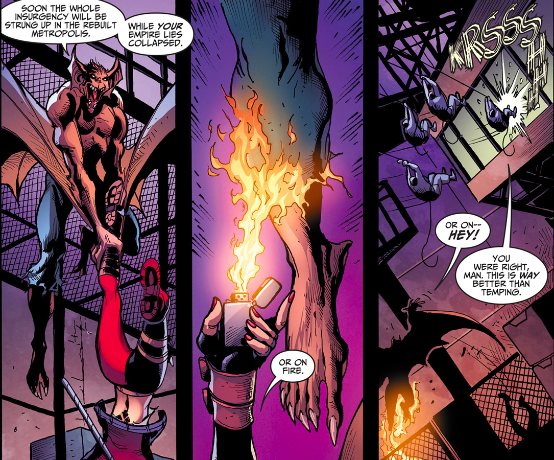 Harley Quinn VS Man-Bat (Injustice Gods Among Us)