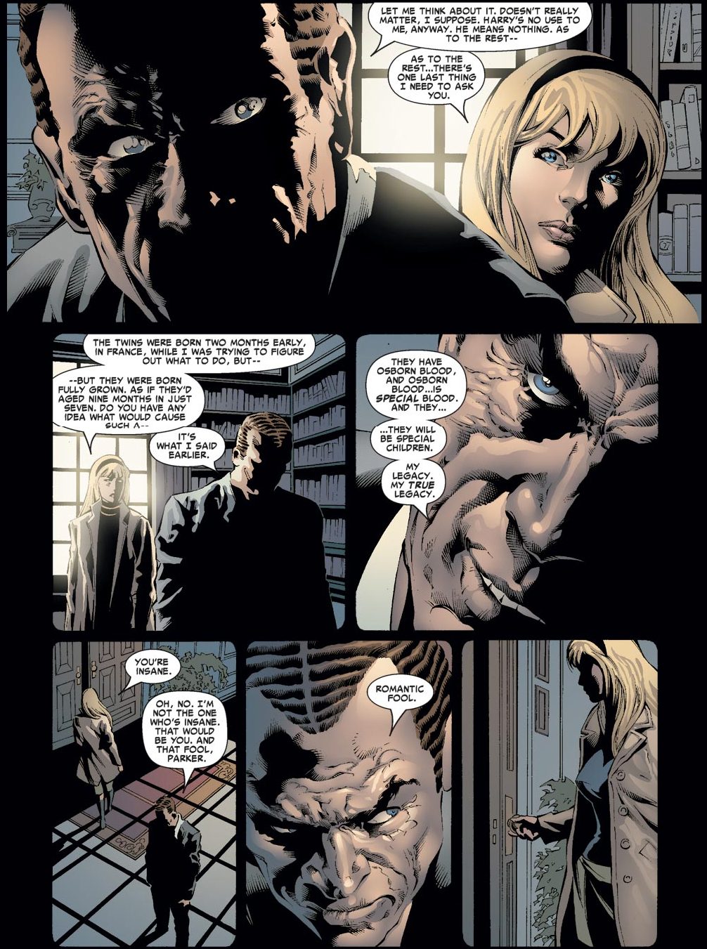 Norman Osborn And Gwen Stacy Had Twins