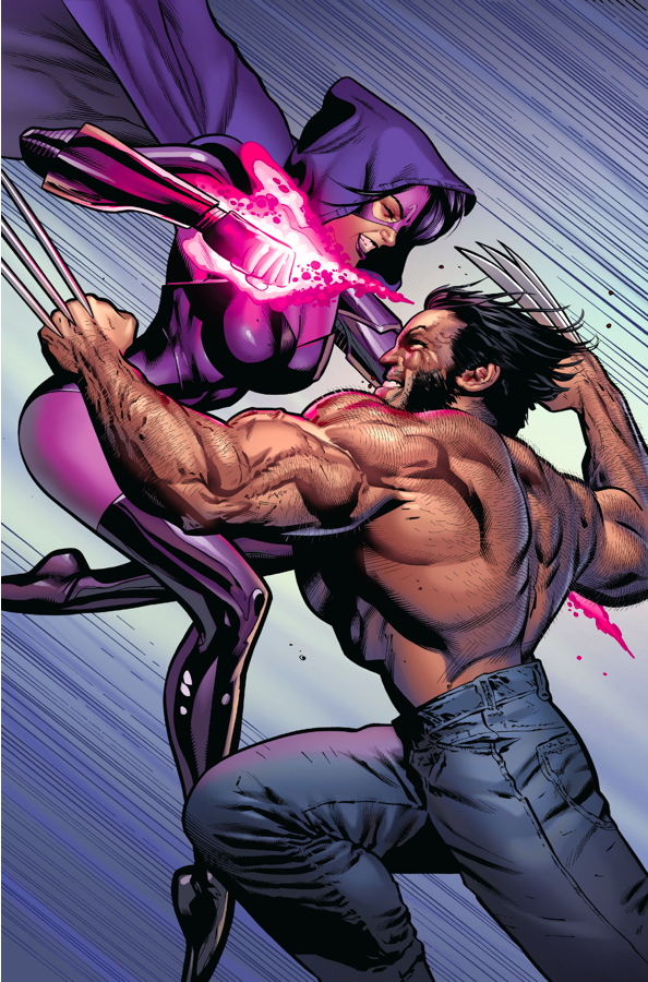 Wolverine VS Lady Deathstrike And Psylocke