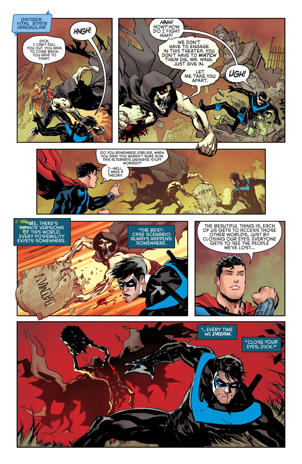 Nightwing And Superman VS Doctor Destiny (Rebirth)