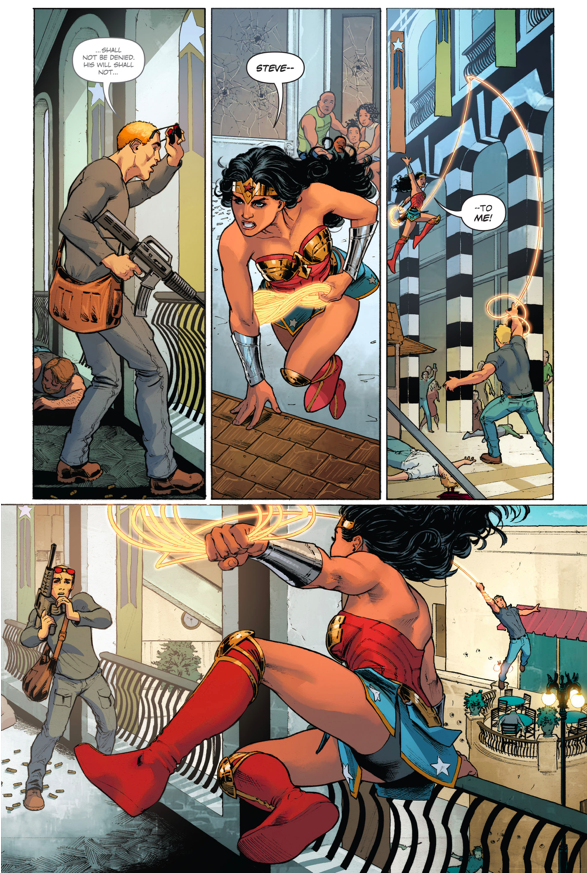 Wonder Woman VS Sear Group Terrorists