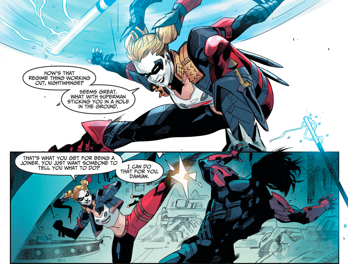 Nightwing (Damian Wayne) Vs Harley Quinn (Injustice Gods Among Us)