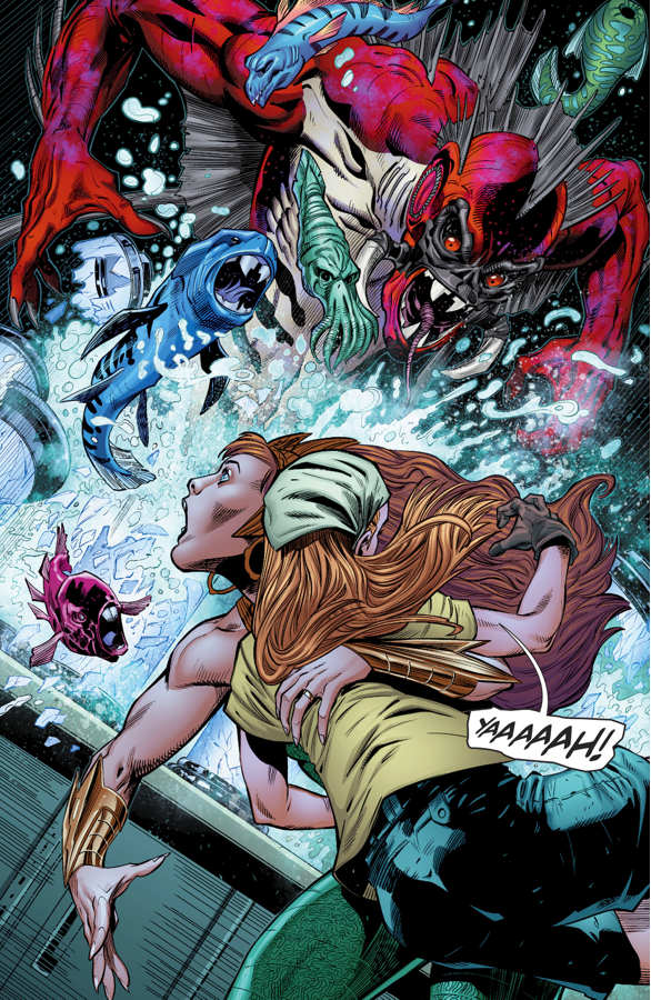 Aquaman And Mera VS Dead Water (Rebirth)