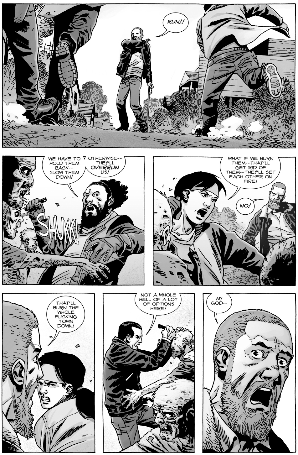 Negan Saves Rick Grimes (The Walking Dead)