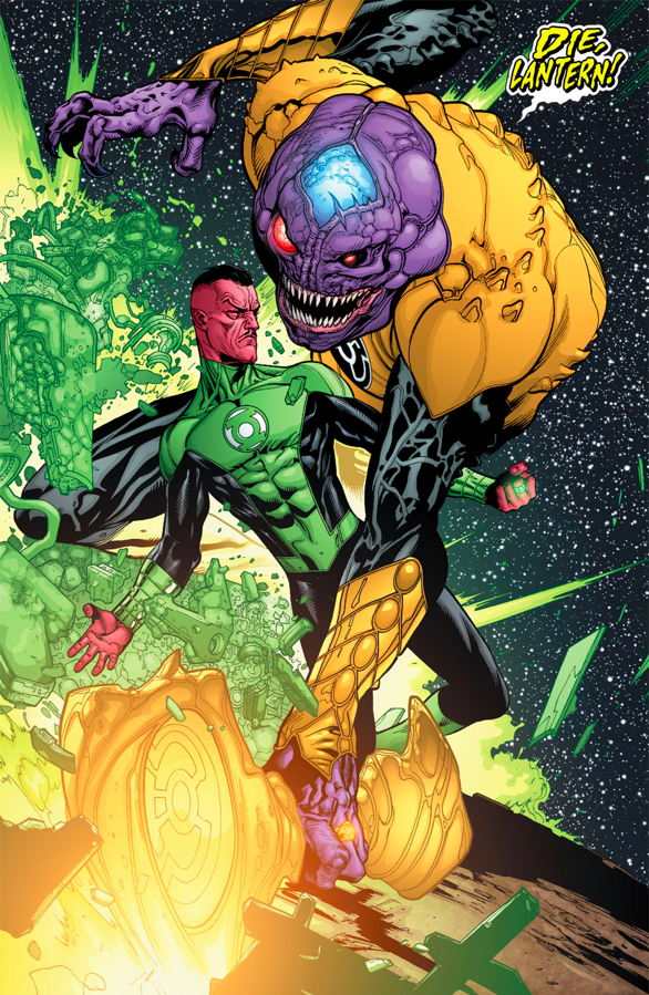 Sinestro Using A Garrote To Kill 