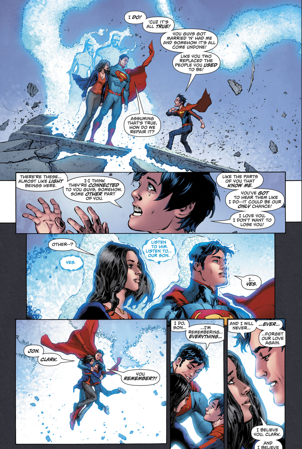 Superman And New 52 Superman Merge Into One 