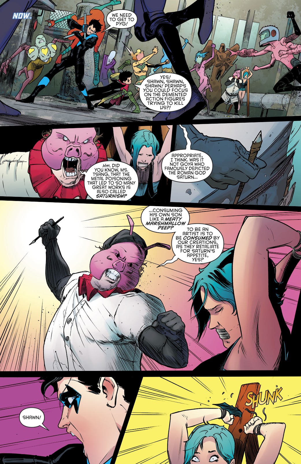 Nightwing And Robin VS Professor Pyg (Rebirth) 