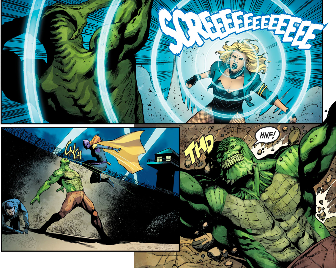 Batgirl, Black Canary And Green Arrow VS Killer Croc (Injustice II)