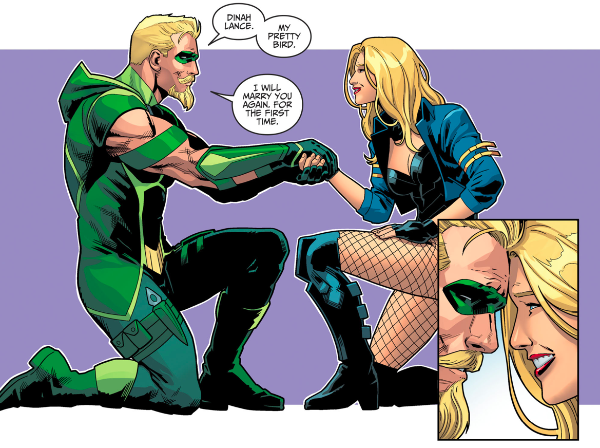Black Canary Proposes To Green Arrow (Injustice II)