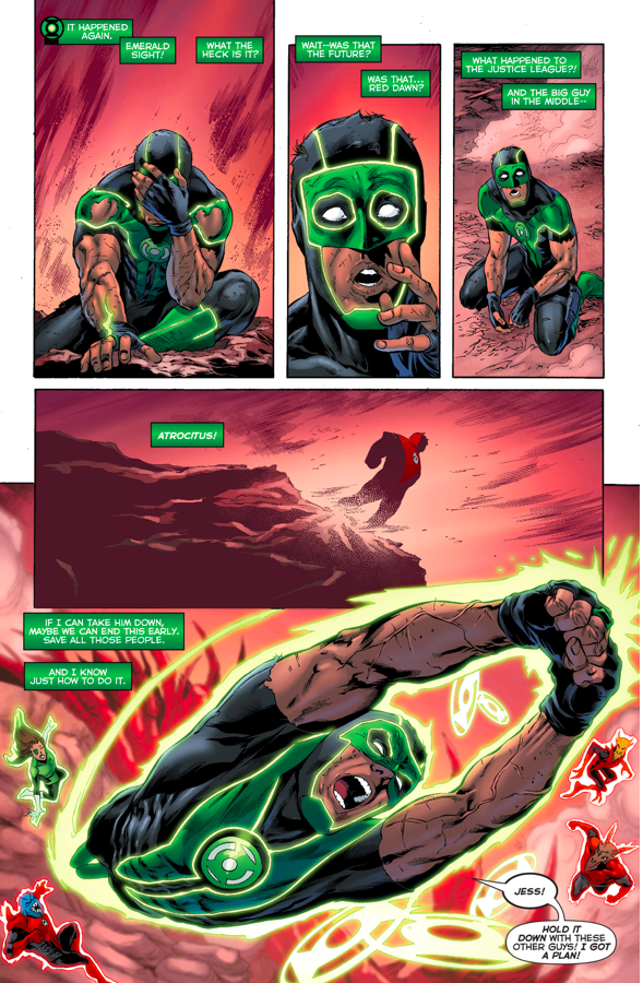 Green Lantern Simon Baz VS Atrocitus