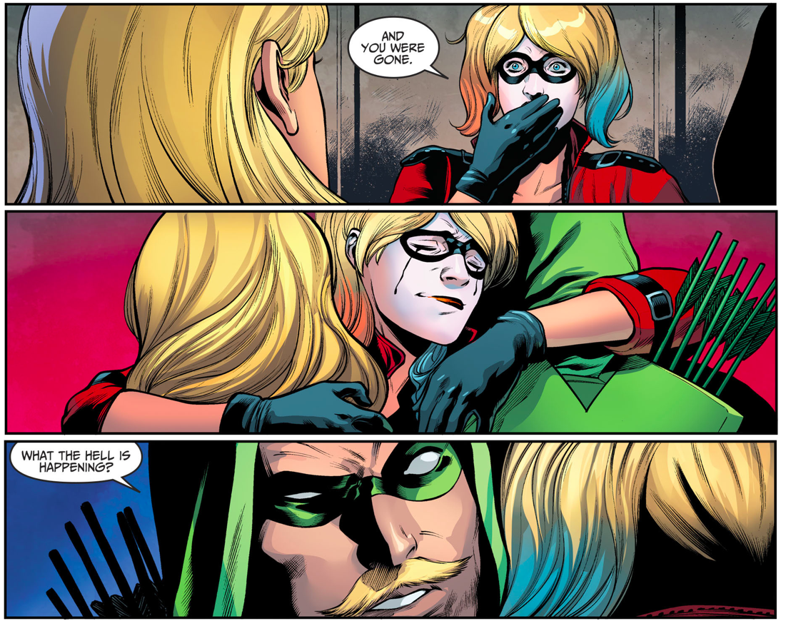 Harley Quinn’s Reunion With Green Arrow And Black Canary (Injustice II