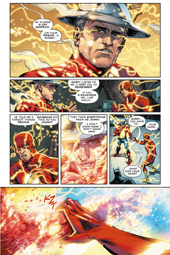 Jay Garrick Rescues The Flash And Batman (Rebirth)