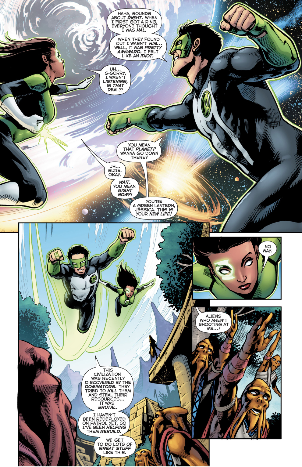 Jessica Cruz's First Meeting With Kyle Rayner 