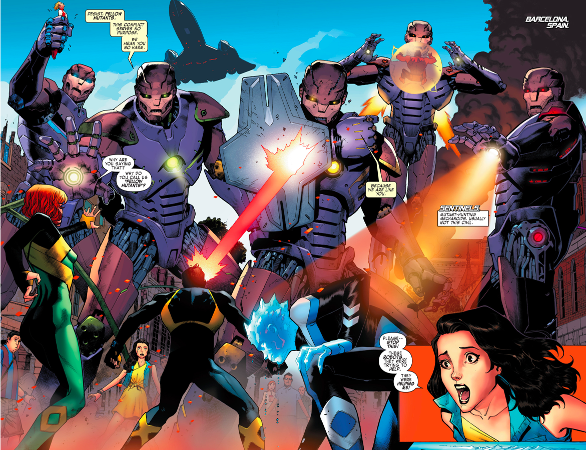 X-Men Blue VS Sentinels